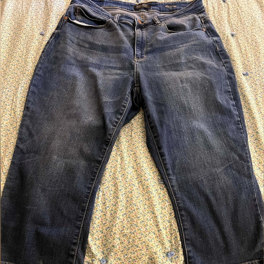 JUDY BLUE CAPRIs 16w Non-Distressed GUC. FITS (14w-18w)